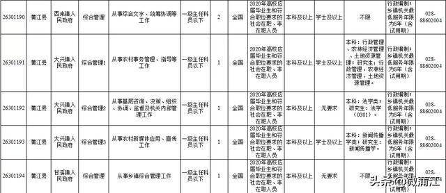 蒲江县公务员报考条件解析